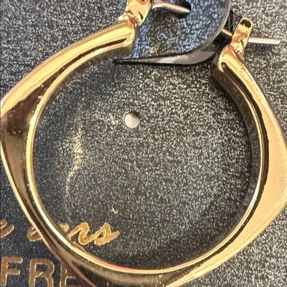 Gold-Tone Hoop Earrings - Picture 3 of 3